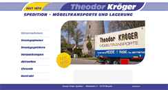 Desktop Screenshot of kroeger-umzuege.de